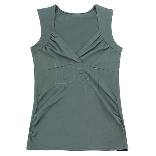 T105女版抓皺背心(無袖T恤)  |商品總覽|T-SHIRT|T恤素面.訂製