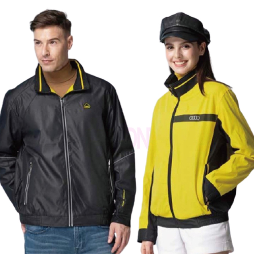 AU1111 防潑水透濕雙面穿外套(黑+黃)  |商品總覽|外套|雙面穿外套-現貨