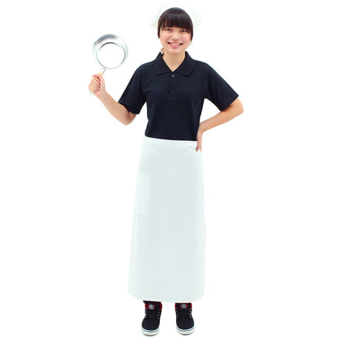 <現貨>廚師半身圍裙-白色  |商品總覽|圍裙|半身圍裙