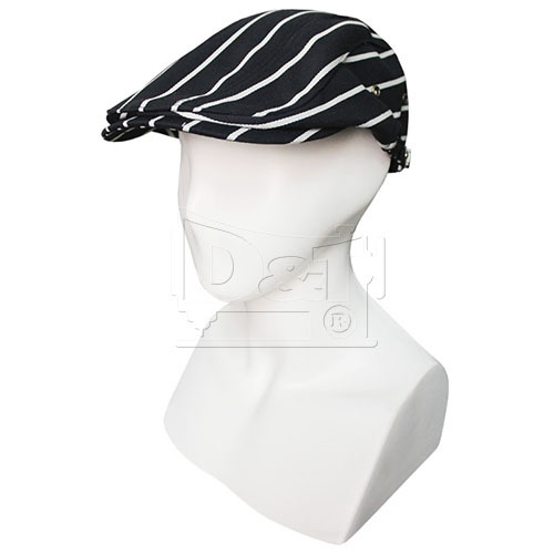 BCP552英式鴨舌帽(小偷帽-黑白條紋)產品圖