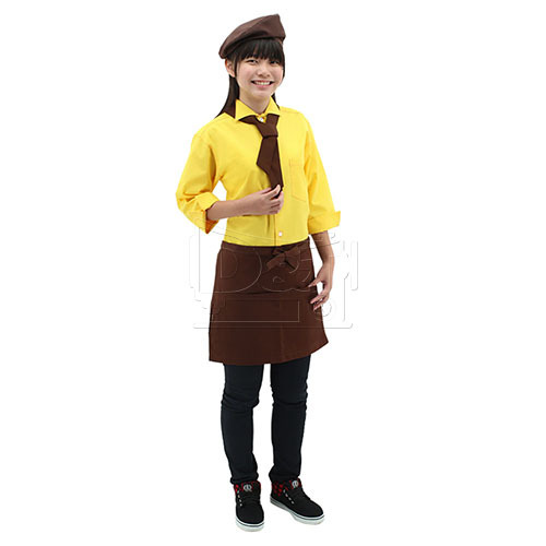 BOF009(OF026)基本款黃色素面襯衫(翼領)  |商品總覽|襯衫/工作服|襯衫. 工作服