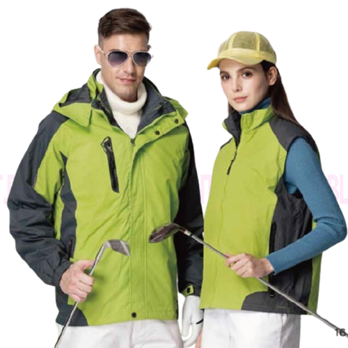 CL181 兩件可拆式大衣(綠)  |商品總覽|外套|二件式外套-現貨