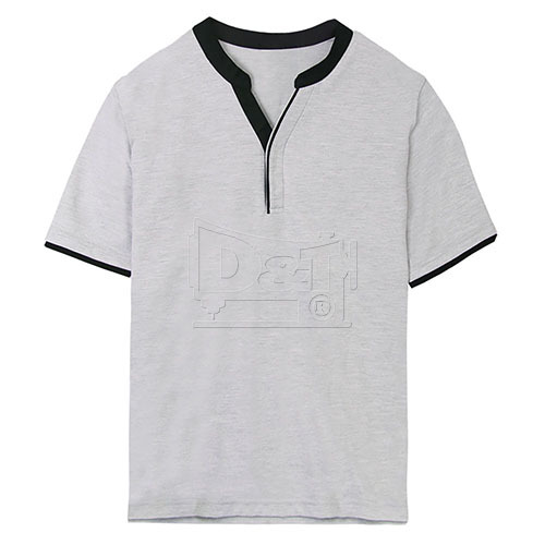 PS107008半開襟小立領polo衫  |商品總覽|POLO衫|POLO素面.訂製