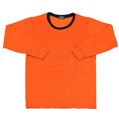 TL105002長袖T恤(領口配色)