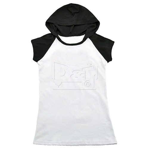 TS101015短袖連帽T恤-(女版)  |商品總覽|T-SHIRT|T恤素面.訂製