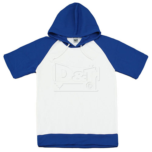 TS203斜袖連帽T恤-訂製款(拉克蘭袖)  |商品總覽|T-SHIRT|T恤素面.訂製