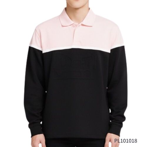 PL101018長袖剪接POLO衫產品圖