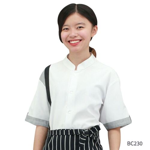 BC230剪接配色廚師服產品圖