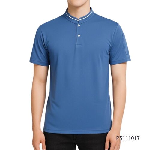 PS111017立領織帶polo衫