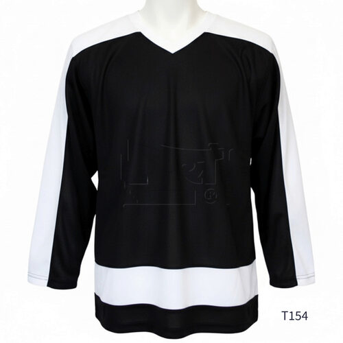 T154長袖剪接配色T恤